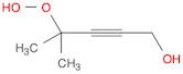 2-Pentyn-1-ol, 4-hydroperoxy-4-methyl-