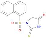 4-Imidazolidinone, 1-(1-naphthalenylsulfonyl)-2-thioxo-