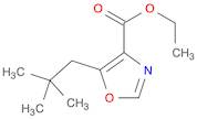 4-Oxazolecarboxylic acid, 5-(2,2-dimethylpropyl)-, ethyl ester