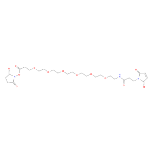 4,7,10,13,16,19-Hexaoxa-22-azapentacosanoic acid, 25-(2,5-dihydro-2,5-dioxo-1H-pyrrol-1-yl)-23-o...