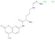 Pentanamide, 2-amino-5-[(aminoiminomethyl)amino]-N-(4-methyl-2-oxo-2H-1-benzopyran-7-yl)-, hydroch…