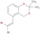 4H-1,3-Benzodioxin, 5-(2,2-dibromoethenyl)-2,2-dimethyl-