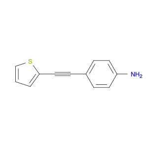 Benzenamine, 4-[2-(2-thienyl)ethynyl]-