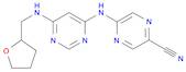 2-Pyrazinecarbonitrile, 5-[[6-[[(tetrahydro-2-furanyl)methyl]amino]-4-pyrimidinyl]amino]-