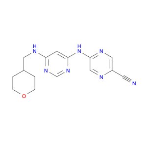 5-((6-(Methyl(tetrahydro-2H-pyran-4-yl)amino)pyrimidin-4-yl)amino)pyrazine-2-carbonitrile