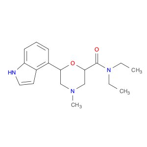 2-Morpholinecarboxamide, N,N-diethyl-6-(1H-indol-4-yl)-4-methyl-