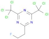 1,3,5-Triazine, 2-(2-fluoroethyl)-4,6-bis(trichloromethyl)-