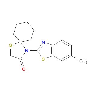 1-Thia-4-azaspiro[4.5]decan-3-one, 4-(6-methyl-2-benzothiazolyl)-