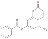 2H-1-Benzopyran-2-one, 7-(benzoyloxy)-5-methyl-