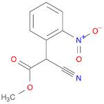 Benzeneacetic acid, α-cyano-2-nitro-, methyl ester