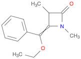 2-Azetidinone, 4-(ethoxyphenylmethylene)-1,3-dimethyl-