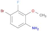 Benzenamine, 4-bromo-3-fluoro-2-methoxy-