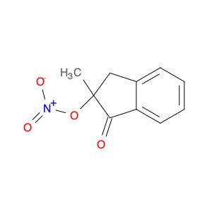 1H-Inden-1-one, 2,3-dihydro-2-methyl-2-(nitrooxy)-