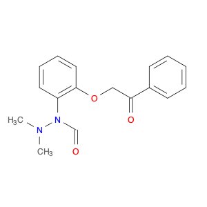Hydrazinecarboxaldehyde, 1-(2-benzoylmethoxyphenyl)-2,2-dimethyl- (9CI)