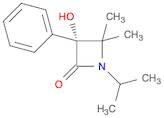 2-Azetidinone, 3-hydroxy-4,4-dimethyl-1-(1-methylethyl)-3-phenyl-, (3R)-