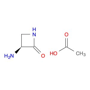 (3S)-3-aminoazetidin-2-one; acetic acid