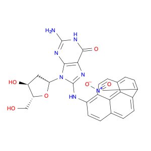 Guanosine, 2'-deoxy-8-[(6-nitro-1-pyrenyl)amino]-