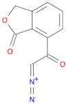 1(3H)-Isobenzofuranone, 7-(2-diazoacetyl)-