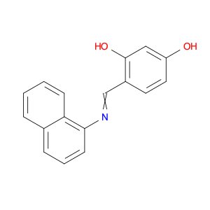 1,3-Benzenediol, 4-[(1-naphthalenylimino)methyl]-