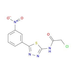 2-Chloro-N-(5-(3-nitrophenyl)-1,3,4-thiadiazol-2-yl)acetamide