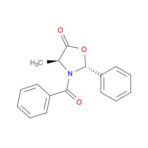 5-Oxazolidinone, 3-benzoyl-4-methyl-2-phenyl-, (2R,4S)-