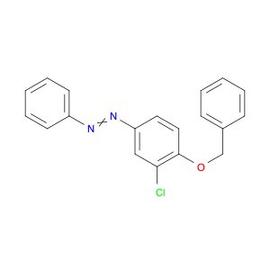 Diazene, 1-[3-chloro-4-(phenylmethoxy)phenyl]-2-phenyl-