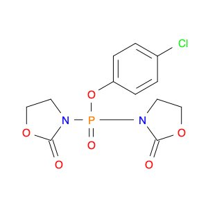 Phosphinic acid, bis(2-oxo-3-oxazolidinyl)-, 4-chlorophenyl ester (9CI)
