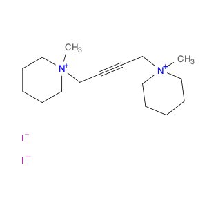 Piperidinium, 1,1'-(2-butyne-1,4-diyl)bis[1-methyl-, diiodide (9CI)