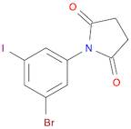 2,5-Pyrrolidinedione, 1-(3-bromo-5-iodophenyl)-