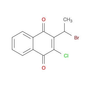 1,4-Naphthalenedione, 2-(1-bromoethyl)-3-chloro-