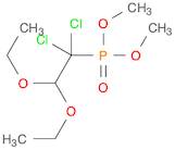 Phosphonic acid, (1,1-dichloro-2,2-diethoxyethyl)-, dimethyl ester (9CI)