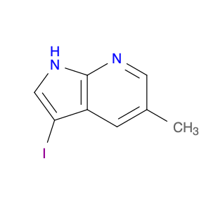 1H-Pyrrolo[2,3-b]pyridine, 3-iodo-5-methyl-