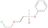 Phosphonofluoridic acid, [2-(2-chloroethoxy)ethenyl]-, phenyl ester (9CI)