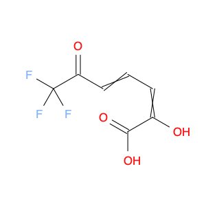 2,4-Heptadienoic acid, 7,7,7-trifluoro-2-hydroxy-6-oxo-