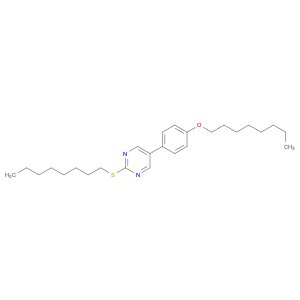 Pyrimidine, 5-[4-(octyloxy)phenyl]-2-(octylthio)-