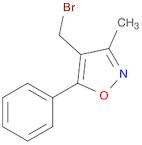 Isoxazole, 4-(bromomethyl)-3-methyl-5-phenyl-