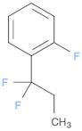 Benzene, 1-(1,1-difluoropropyl)-2-fluoro-