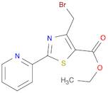 5-Thiazolecarboxylic acid, 4-(bromomethyl)-2-(2-pyridinyl)-, ethyl ester