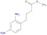 Benzenebutanoic acid, 2,4-diamino-, methyl ester