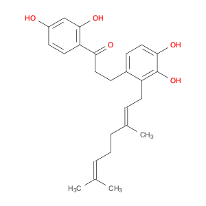 1-Propanone, 1-(2,4-dihydroxyphenyl)-3-[2-[(2E)-3,7-dimethyl-2,6-octadien-1-yl]-3,4-dihydroxyphe...