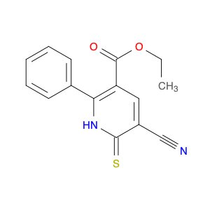 ethyl 5-cyano-2-phenyl-6-thioxo-1,6-dihydro-3-pyridinecarboxylate