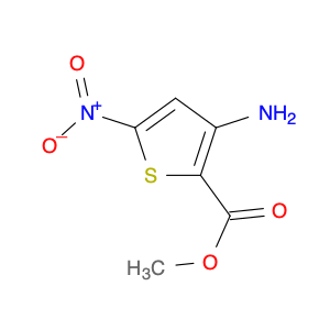 2-Thiophenecarboxylic acid, 3-amino-5-nitro-, methyl ester