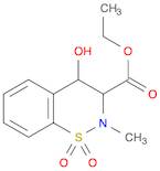 2H-1,2-Benzothiazine-3-carboxylic acid, 3,4-dihydro-4-hydroxy-2-methyl-, ethyl ester, 1,1-dioxide