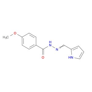 Benzoic acid, 4-methoxy-, 2-(1H-pyrrol-2-ylmethylene)hydrazide