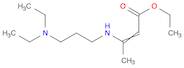 2-Butenoic acid, 3-[[3-(diethylamino)propyl]amino]-, ethyl ester