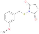 2,5-Pyrrolidinedione, 1-[[(3-methoxyphenyl)methyl]thio]-