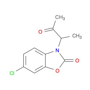 2(3H)-Benzoxazolone, 6-chloro-3-(1-methyl-2-oxopropyl)-