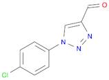 1H-1,2,3-Triazole-4-carboxaldehyde, 1-(4-chlorophenyl)-