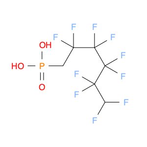 Phosphonic acid, (2,2,3,3,4,4,5,5,6,6-decafluorohexyl)- (9CI)