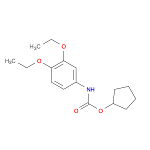 Carbamic acid, (3,4-diethoxyphenyl)-, cyclopentyl ester (9CI)